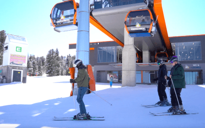 ,,Selvom jeg væltede 12 gange, fik jeg lært at stå på ski. Det var superfedt!”