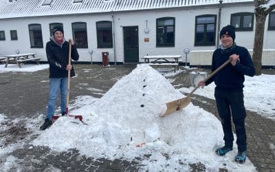 Hr. Frost har fået fat i januar